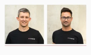 Kurt Schütte, PhD Chief executive officer, Co-founder and Tim Op De Beéck, PhD Chief Technology Officer, co-founder of Runeasi